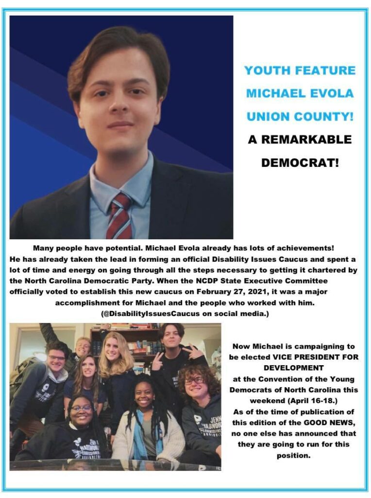 Michael Evola Young Democrat